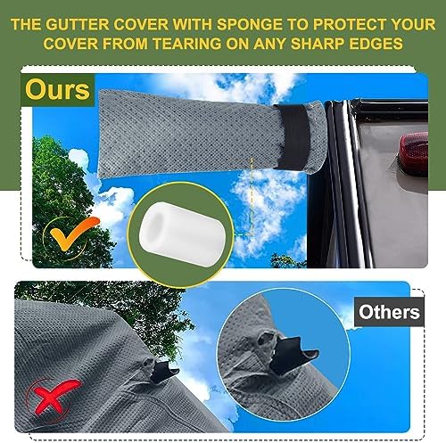 Mofeez Travel Trailer RV Cover, Extra-Thick Upgraded 7 Layers - Image 5