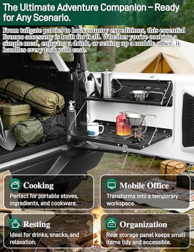 JROAD Bronco Double Layer Tailgate Table - Image 6