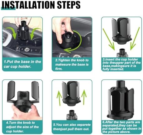 Car Cup Holder Expander, All Purpose Cup Holder Adapter - Image 6