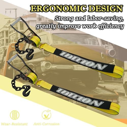 4 Pack Car Tie Down Straps for Trailers - Image 6
