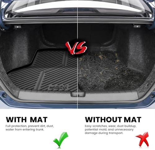LASFIT All Weather Cargo Mats for Honda Civic 2016-2021 - Image 5