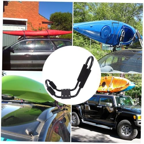 2 Pack J Shaped Kayak Roof Rack, J Form Canoe Snowboard Carrier Bracket - Image 5