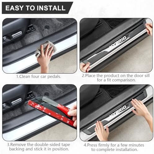 Door Sill Protector for Car Hybrid Trim - Image 6