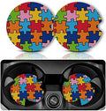 Yonlevres Car Coasters for Cup Holders, 2 Pack by Yonlevres