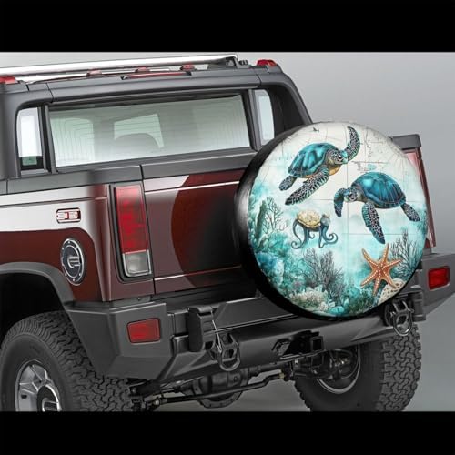 Funny Sea Turtles Spare Tire Cover - Image 2