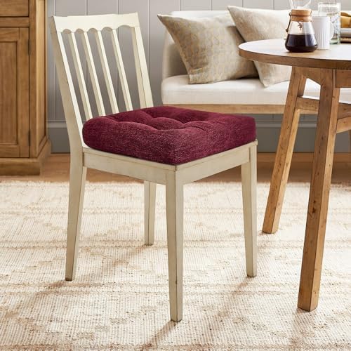 downluxe Chair Cushions for Dining Chairs 2 Pack, Tufted Indoor Chair Pads - Image 7