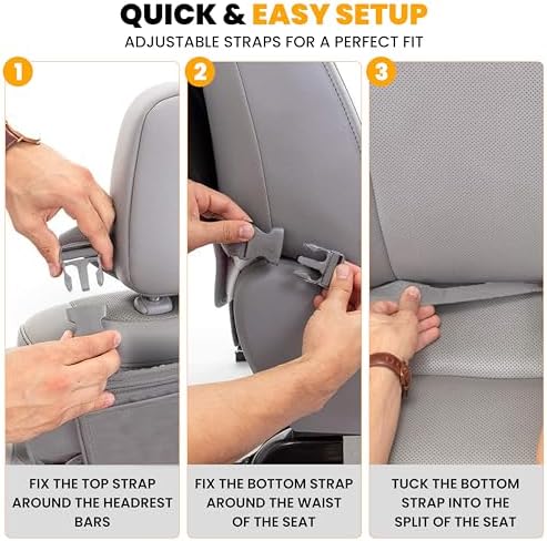 EcoNour Car Kick Mats Back Seat Protector - Image 5