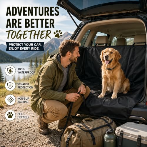 Waterproof Dog Car Seat Cover for Back Seat - Image 5