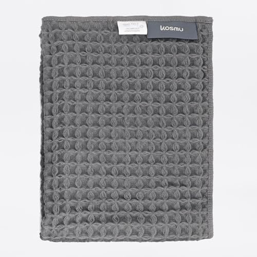 Luxury Organic Japanese Cotton Waffle Bath Towel | Thick, Quick Dry Bathroom by KOSMU