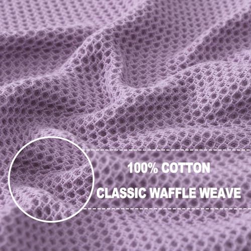 Homaxy 100% Cotton Waffle Weave Kitchen Dish Towels 4-Pack - Image 2