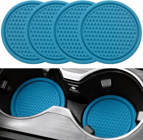 SINGARO Car Cup Coaster, Car Interior Accessories, Light Blue by SINGARO