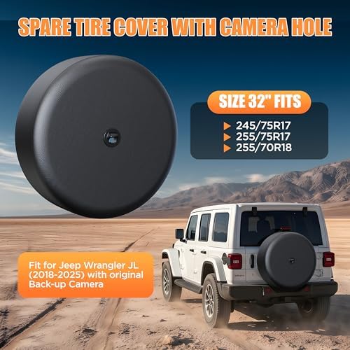Moonet 32" Tire Cover for Jeep Wrangler JL - Image 2