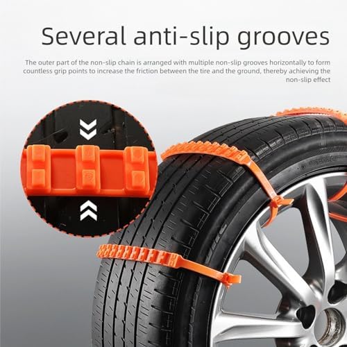 10PCS Universal Anti-Skid Snow Tire Chains, 2026 New Portable Emergency - Image 2