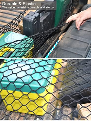 BAILALIBO Cargo Net with Metal Hooks, 53x18 in - Image 4