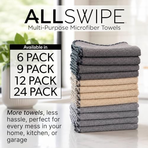 Chemical Guys, AllSwipe Multi-Purpose Microfiber Towels, 14 x 12, 12 Pack - Image 2