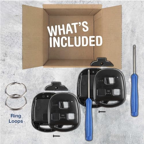 2X Remote Key Fob Cover Shell Case Kit - Image 3