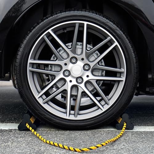 OULEME Heavy Duty Rubber Wheel Chocks - Image 4