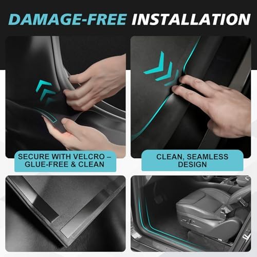 BestEvMod For 2026 Tesla Model Y 5PCS Door Sill Protector Front & Rear - Image 6