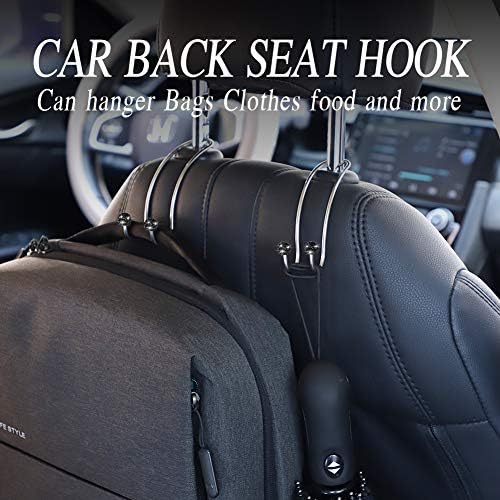 SAVORI Auto Hooks Bling Car Hangers Organizer Seat Headrest Hooks Strong and - Image 6