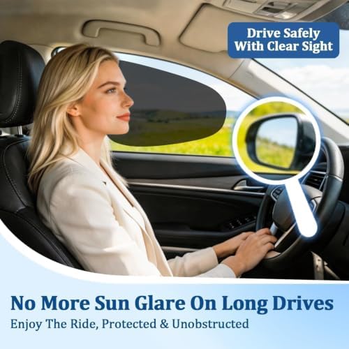 Car Window Shade for Driver Windows, Roll Windows UP & Down丨Static Cling - Image 5