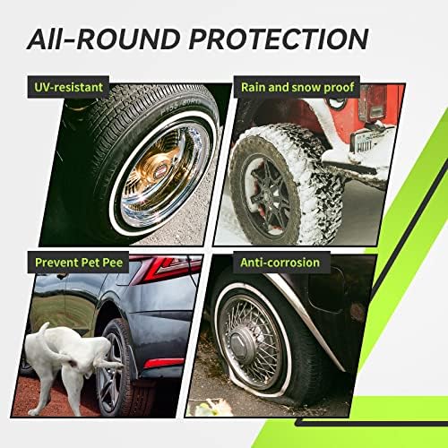 RVMATE RV Tire Covers, Dual Axle Wheel Cover 2 Pack, Fits 33"-35" Dia. Tire - Image 2