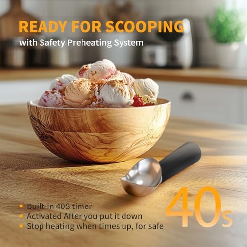 Heated Ice Cream Scoop, Electric Scooper - Image 4
