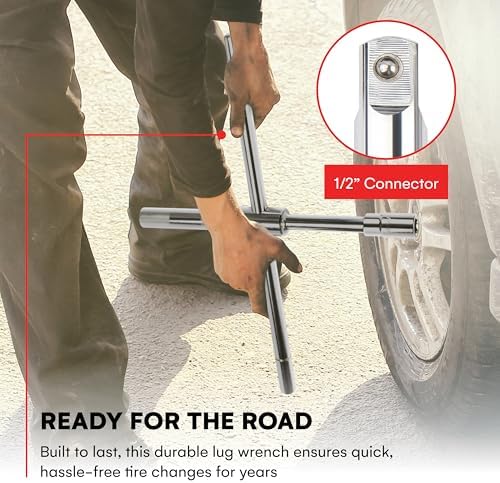 Boulder Tools 23 inch 4 Way Lug Wrench - Image 5