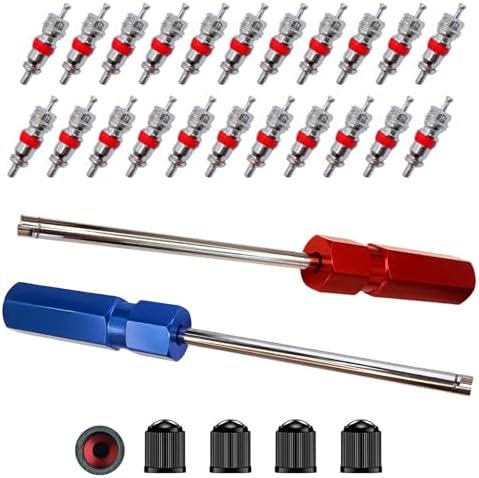 Valve Stem Removal Tool Set- 2Pieces Premium Alloy Valve Tools, Valve Core by VOTNMIC