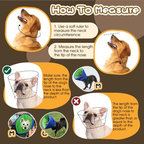 Allroaring Dog Cone Collar After Surgery, Adjustable Soft Recovery Cone - Image 2