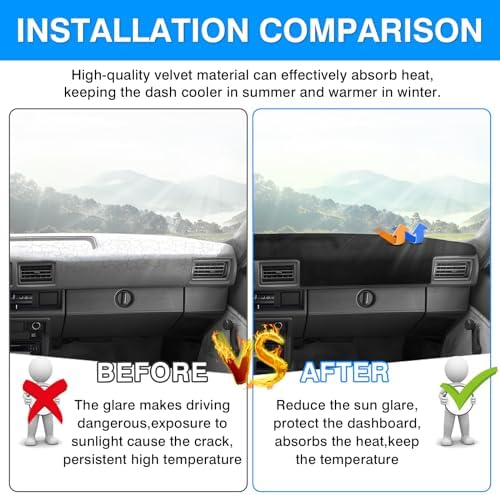 Autorder Dashboard Cover Mat for 1994 1995 Nissan Pathfinder/1994-1997 Nissan - Image 3