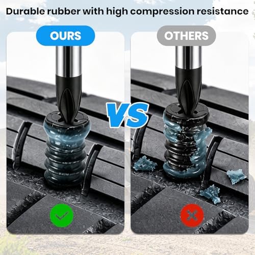 100 PCS Tire Repair Rubber Nail, 2 Size Vacuum Tire Plugs Kit - Image 4