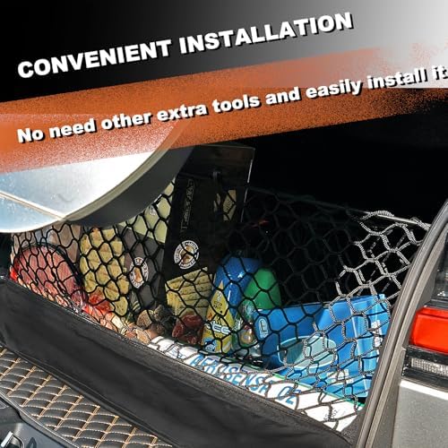 Cargo Net for Toyota RAV4 2026 Car Trunk Rear Tailgate Netting - Image 6
