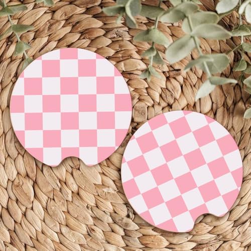 Ceramic Car Coasters – Absorbent Car Cup Holder Coaster Set - Image 7