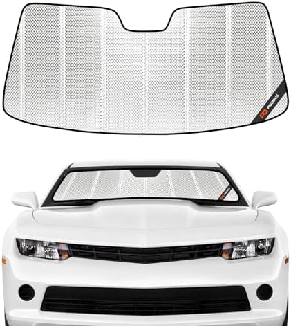 Pigenius Windshield Sun Shade for Chevrolet Camaro Convertible 2011-2015. by Pigenius