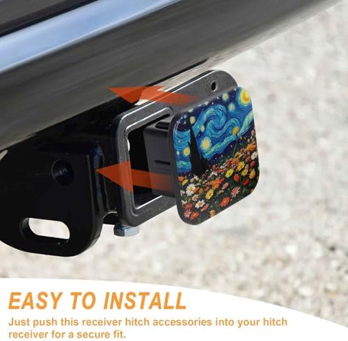 2" Trailer Hitch Cover Rubber Receiver Tube Cap Trailer Hitch Covers - Image 4