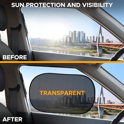 EcoNour Car Window Shades for Baby | Side Window Shades for Kids - Image 2