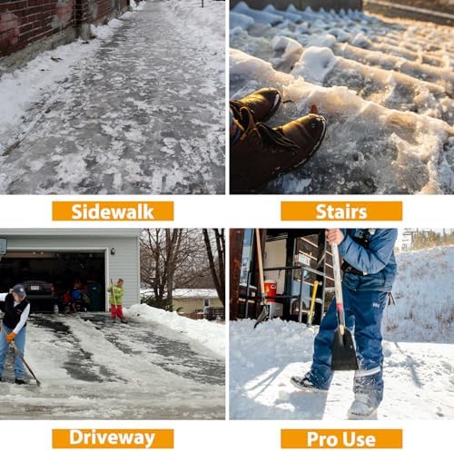 Ice Chopper, Snow Ice Scraper for Driveway, Sidewalk Ice Chipper Tool - Image 7