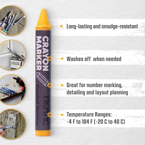 Lumber Crayon for Wood, Tire Paint Marker Crayons - Image 2
