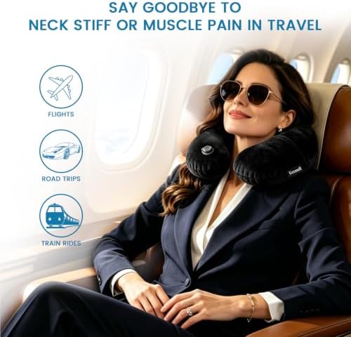 Keemall Portable Inflatable Travel Neck Pillow - Image 6