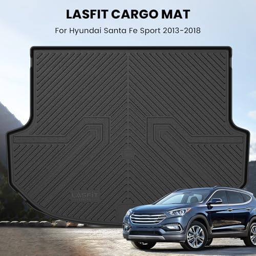 LASFIT Cargo Mat for Hyundai Santa Fe Sport 2018 2017 2016 2015 2014 2013 - Image 2