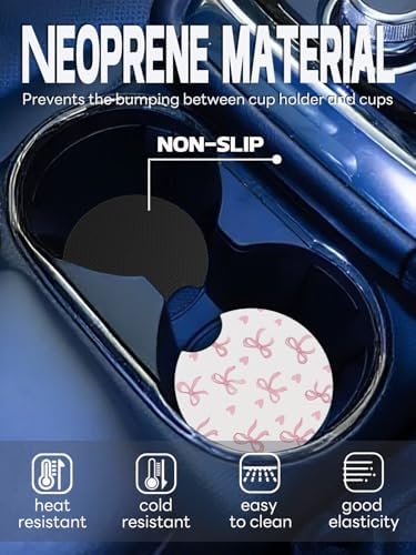 WOCOCN Car Coasters, Cup Holder Coasters - Image 2