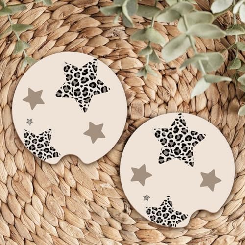 Ceramic Car Coasters – Absorbent Car Cup Holder Coaster Set - Image 7