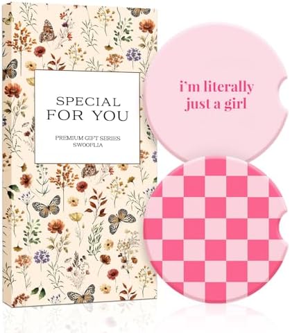 Swooflia Car Coasters for Women by Swooflia