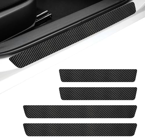 Car Door Sill Protectors, Carbon Fiber Auto Door Edge Guards Sticker, by Unknown