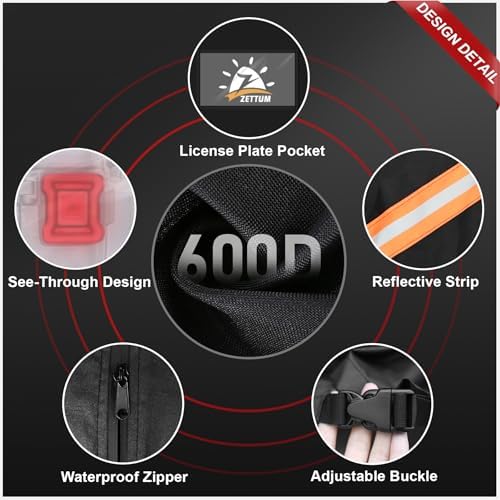 Zettum Bike Cover for Transport 1 Bike - Image 5