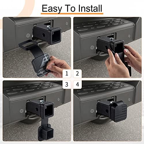 SINGARO 2 Inch Universal Flag Tow Hitch Covers, Trailer Hitch Cover Tube Plug - Image 4