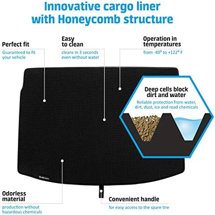 CLIM ART Cargo Liner for Honda Accord 2018-2022 Custom Fit Trunk Mat, - Image 2