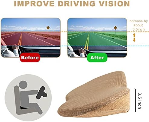 Livtribe Car Seat Cushion, Comfortable Wedge Seat Cushions - Image 5