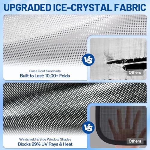 10PCS Sunshade Roof & Full Windshield Side Window - Image 5
