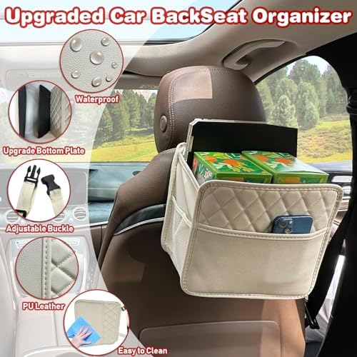 Witaxima 2 Pack Upgraded Car Seat Organizer Backseat - Image 2